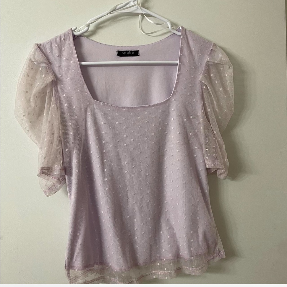 Scobe Lavender Blouse size M